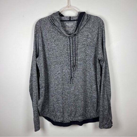 Athleta Uptempo Hoodie Sweatshirt XL Space Dye Gray
Loungewear Workout - Picture 2 of 14